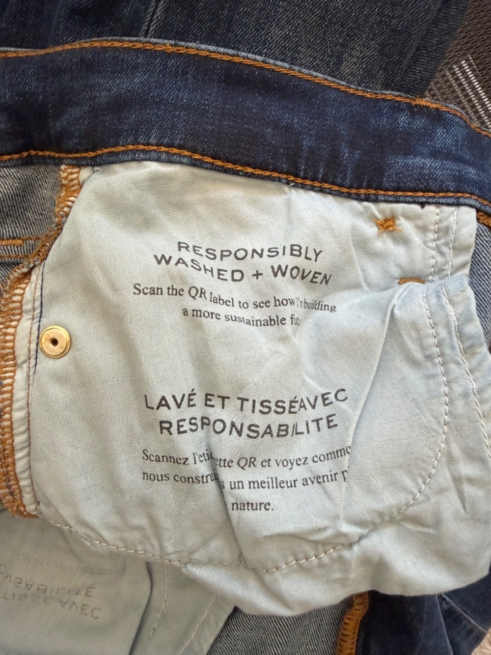 Frame 'Le High Flare' Dark Denim Stretch 5 Pocket Zip Size 27 - Picture 7 of 9